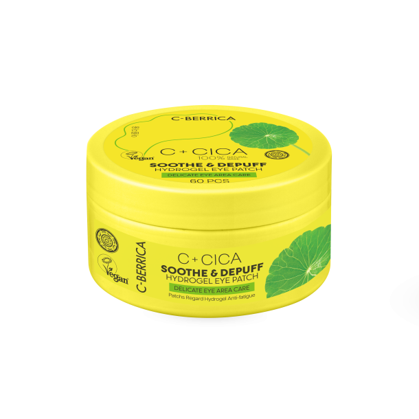 C+CICA Soothe &amp; Depuff HYDROGEL EYE PATCH