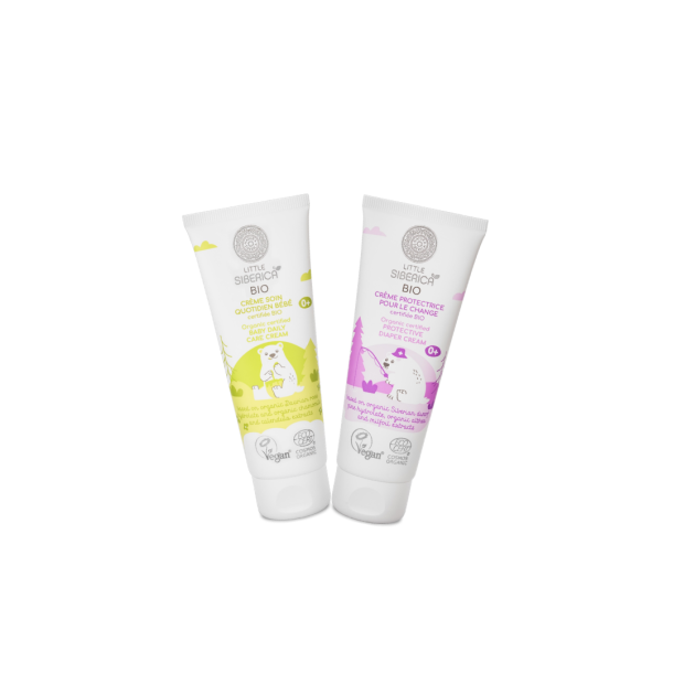 �kologisk Barn &amp; Babyduo - Daglig pleie + Bleiebeskyttelse