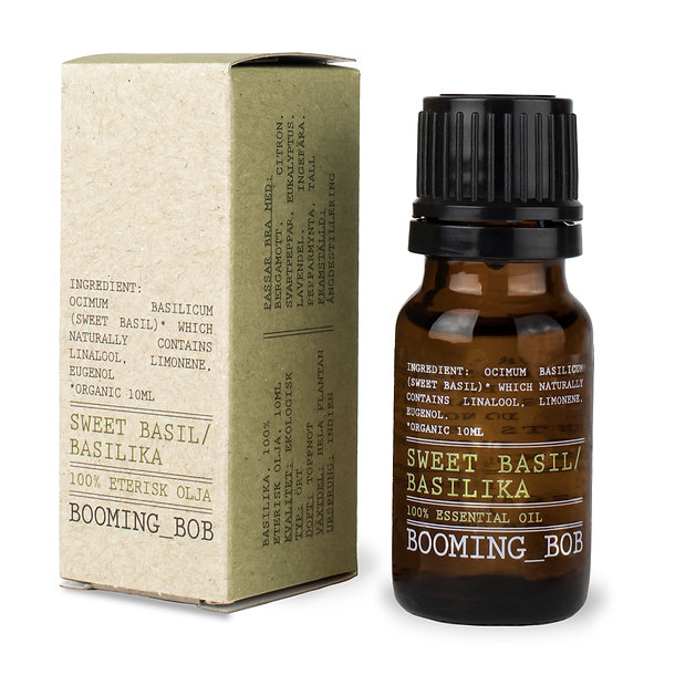 Booming Bob Sweet Basil Basilikum Essensiel Olje