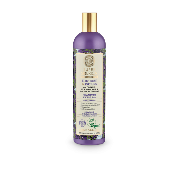 Super Siberica Shampoo Kedr Rose &amp; Proteiner