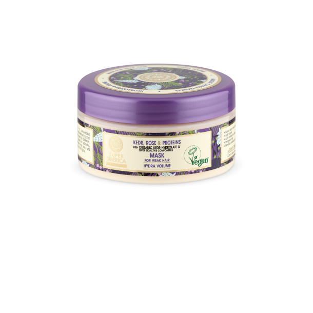Super Siberica Shampoo Kedr Rose &amp; Proteins Maske