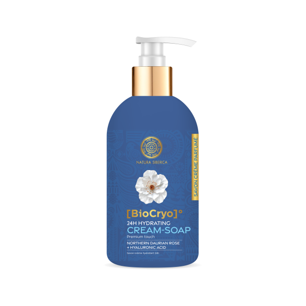 BioCryo 24H Hydrating Cream-Soap with Northern Daurian Rose + Hyaluronic Acid