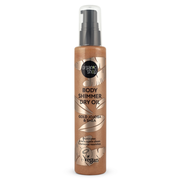 Body Shimmer Dry Oil Gold Jojoba &amp; Shea