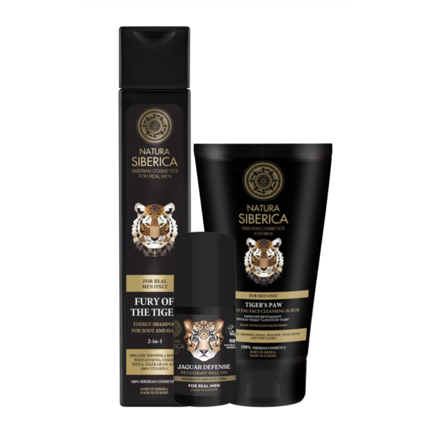 Natura Siberica Men Gavesett  Rens, Shampoo &amp; Deodorant