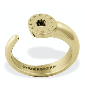 Lag Din Egen Ring Shiny Gold Med pning Str.1
