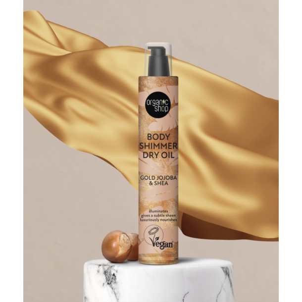 Body Shimmer Dry Oil Gold Jojoba & Shea